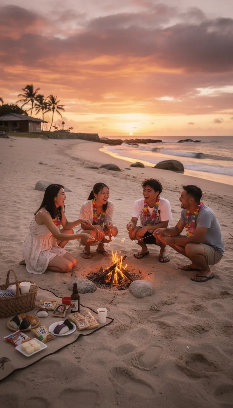 美しい山々に囲まれた日本の風景道路を走る自動車の画像。