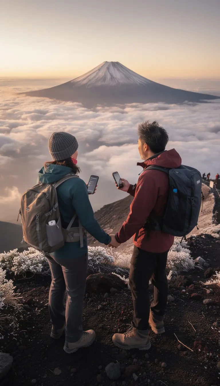 四季折々の花々が咲く田園風景を通り抜けるドライブシーン。